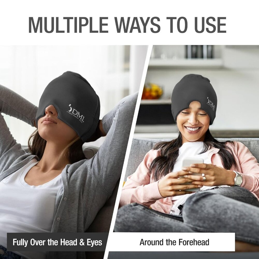 NWT DMI Ultra Migraine Relief Cap | Natural Headache Relief | Gel Eye Mask | Ice - Picture 8 of 8